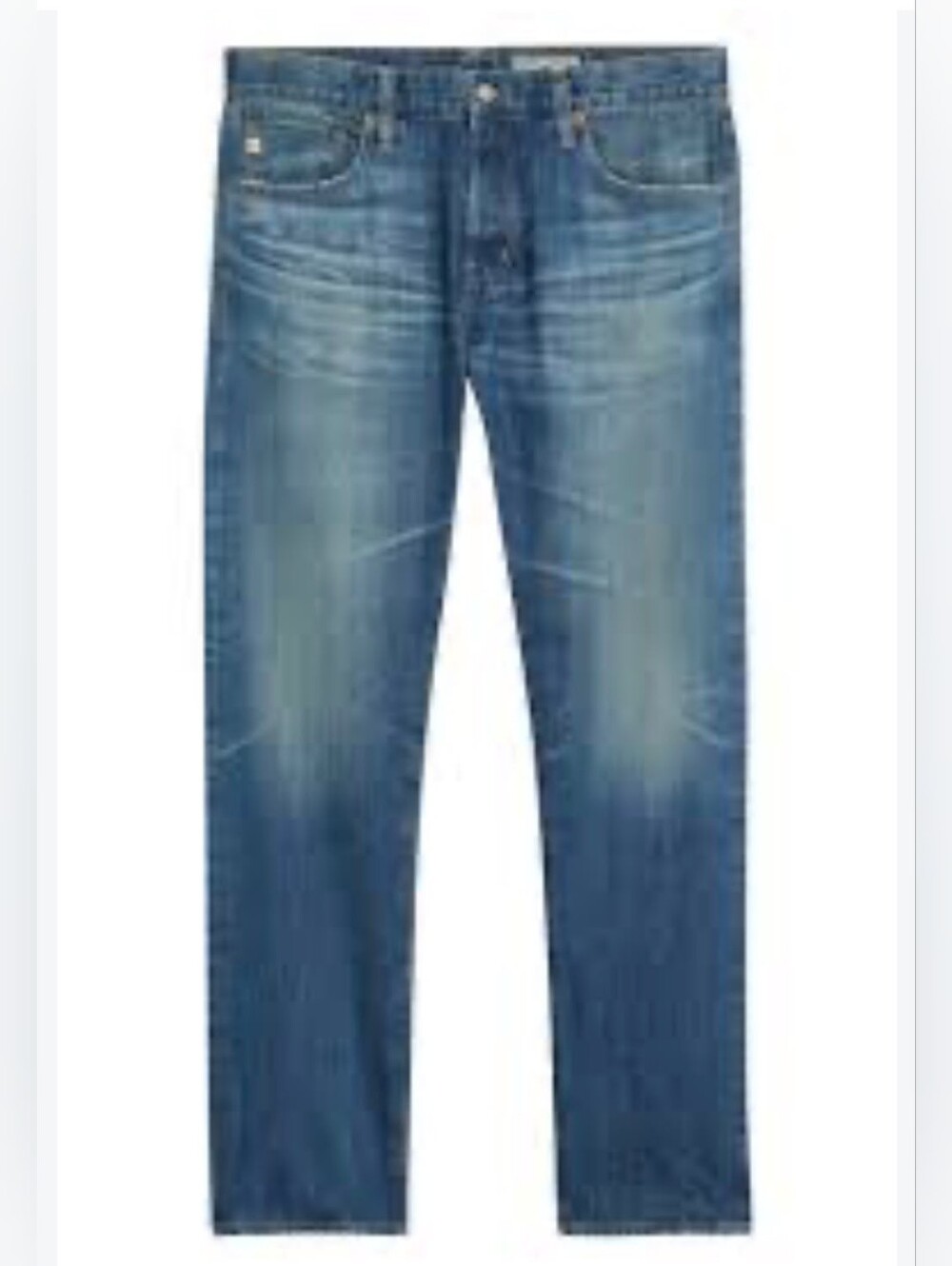 NWOT Ag Adriano Goldschmied Men's Classic Straight-Leg Dark Wash Blue Jeans